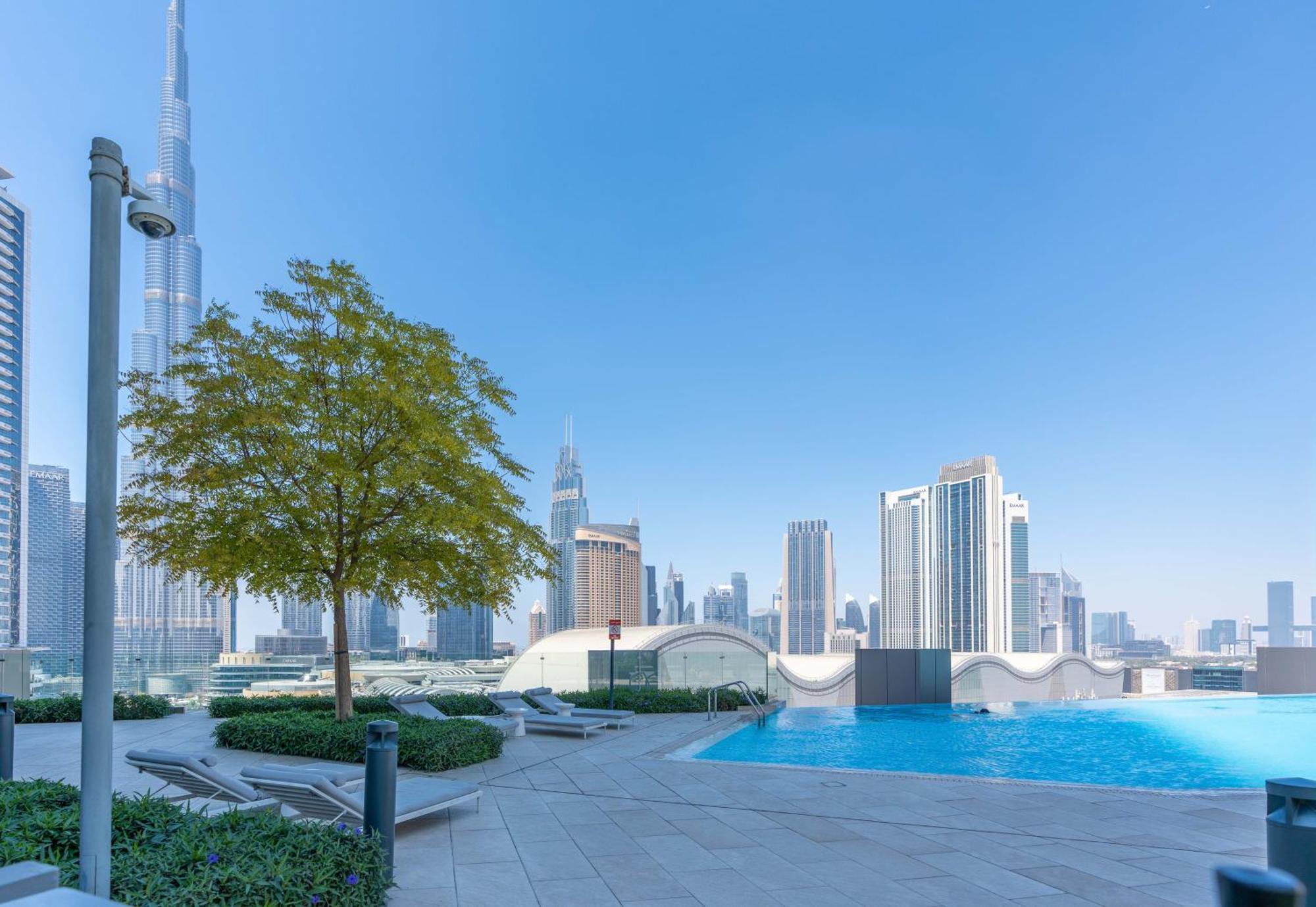 Lux Apt-Burj View Opp. Dxb Mall Dubai Exteriör bild