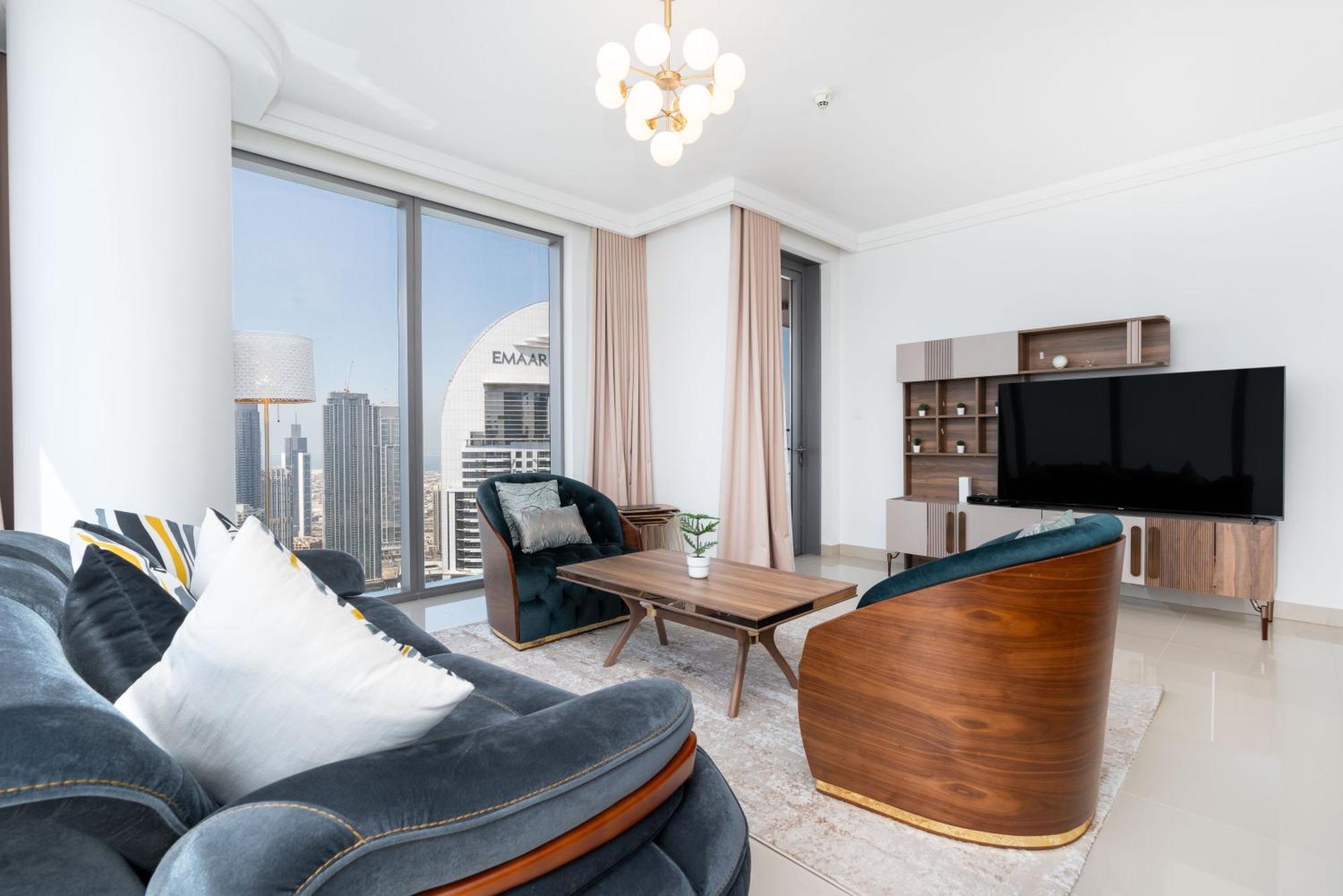 Lux Apt-Burj View Opp. Dxb Mall Dubai Exteriör bild
